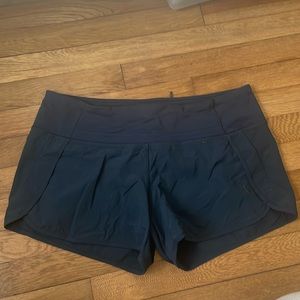Lululemon navy running shorts